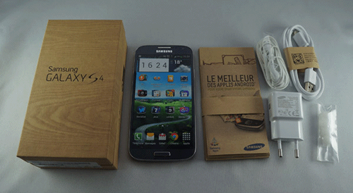 Contenu du coffret Galaxy S4 reconditionne